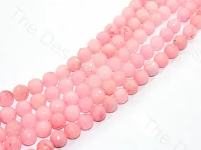 12 mm Baby Pink Jade Quartz Semi Precious Stones