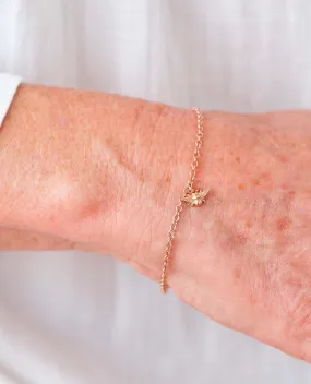 Bee Bracelet in Recycled Rose Gold