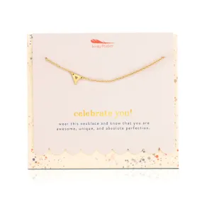 Celebrate You! Initial Necklace & Envelope