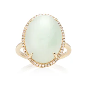 Jade Halo Ring