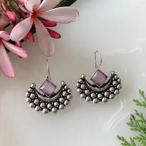 Salvanity German Silver Chandrika earrings